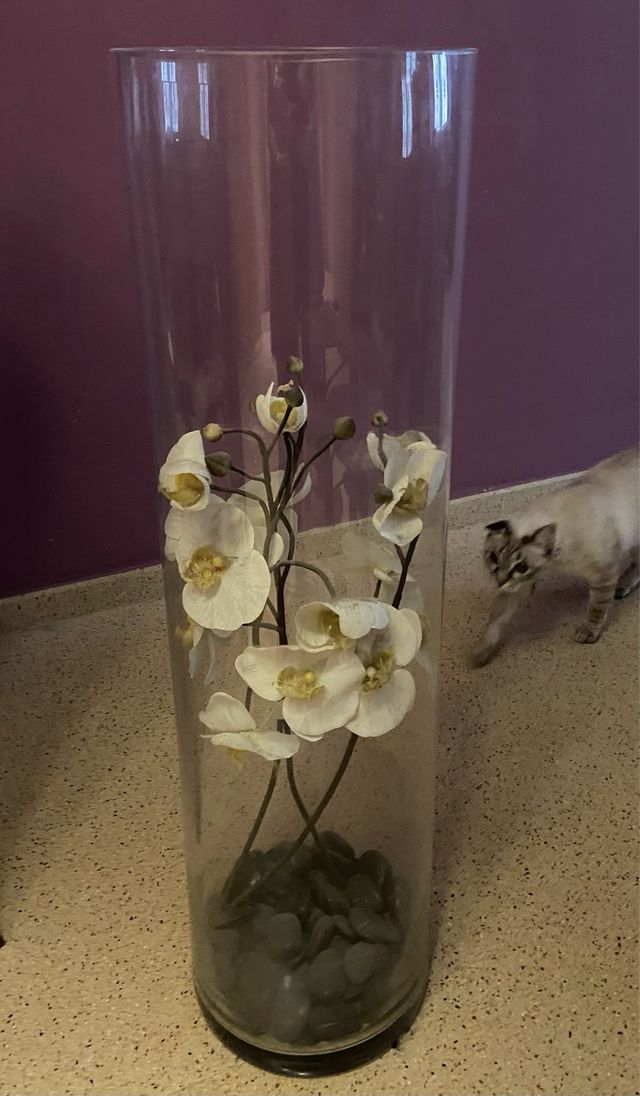 JARRON CON ORQUIDEAS