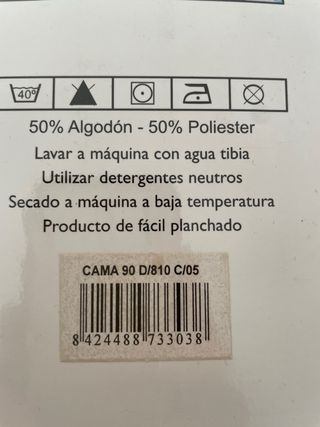Juego sabanas 90 3 piezas, nuevo