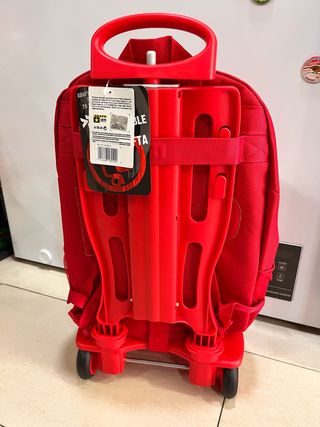 michila con carrito de seleccion espańola