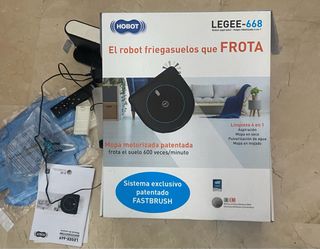 robot friegasuelos aspiradora Hobot 668