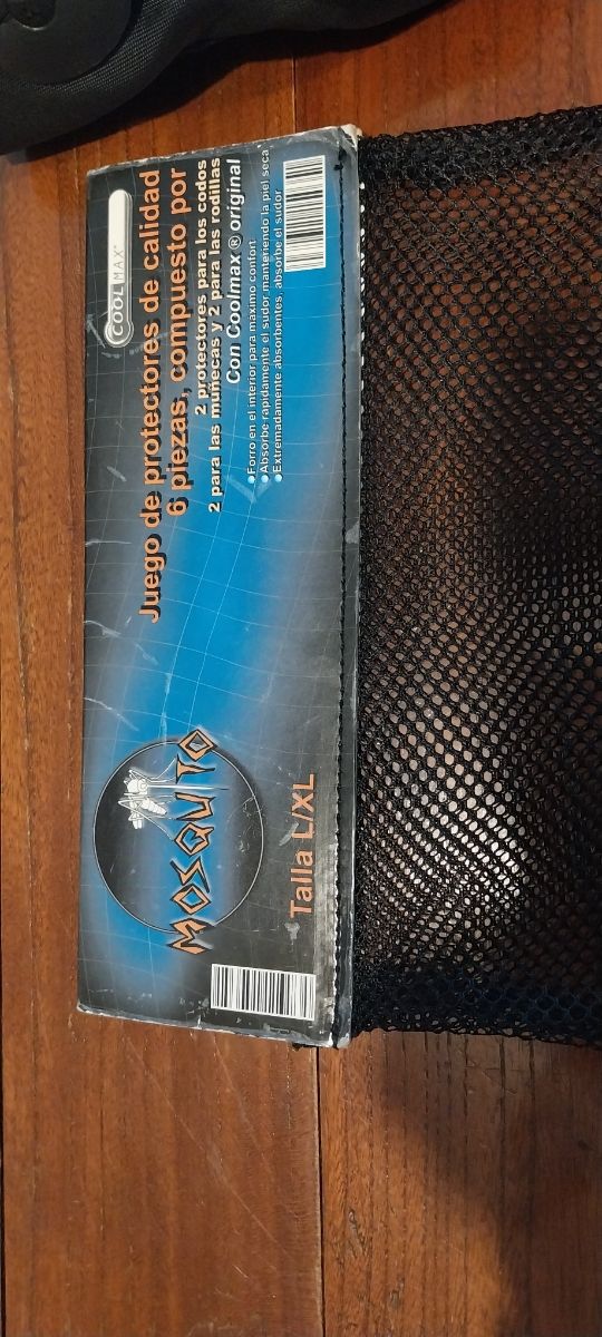 Rodilleras y muñequeras patinaje,negro reflectante