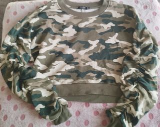 Sudadera crop L