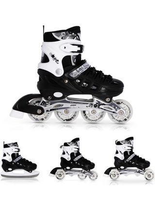 Patines 4 en 1: calle, hielo, 2x2 Talla:39-42