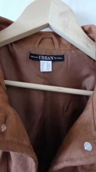 Cazadora y Falda de Ante marrón nuevos