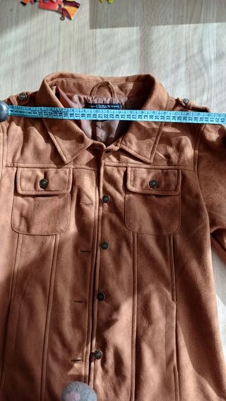 Cazadora y Falda de Ante marrón nuevos