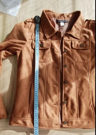 Cazadora y Falda de Ante marrón nuevos