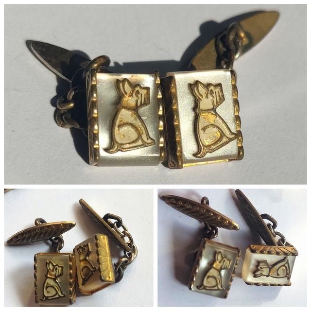 Set 5 PAIA DI GEMELLI ANTICHI