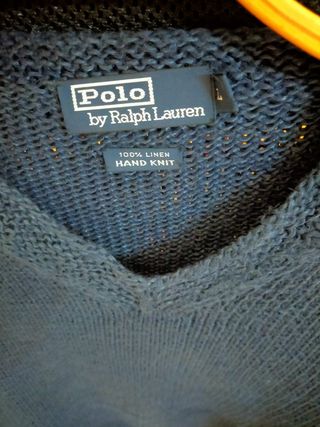Ralph Lauren Jersey Original 100% Lino Hecho a man