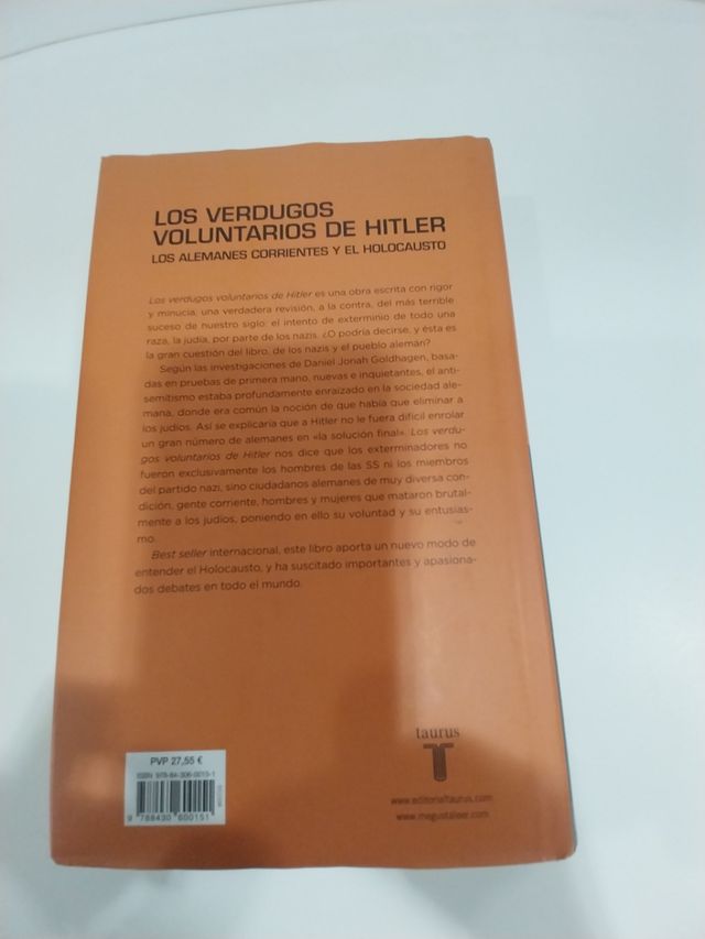 Libro los Verdugos Voluntarios de Hitler