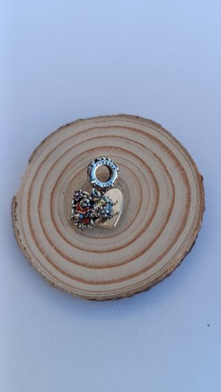 Charm corazón Winnie the Pooh y Piglet para pulera