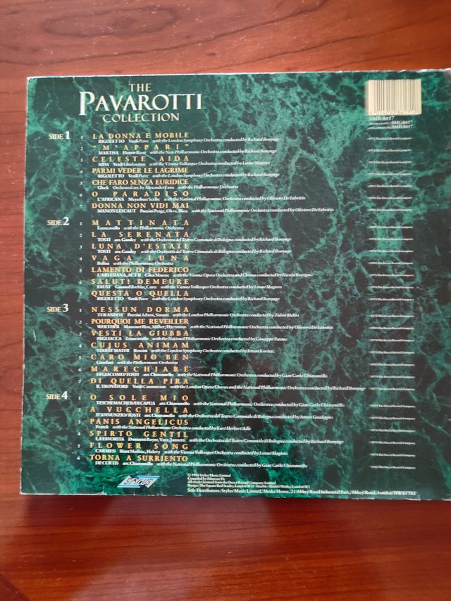 LP THE PAVAROTTI COLLECTION ,doppio album 27 Opere
