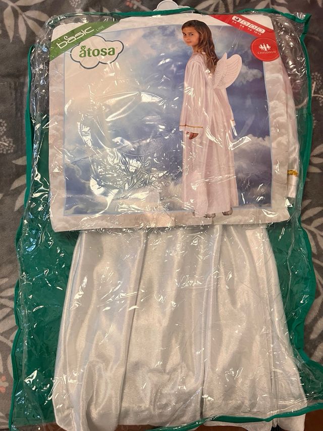 Disfraz ángel talla 3-4 años