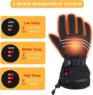 #63 NUEVO!! Guantes Calefactables, moto