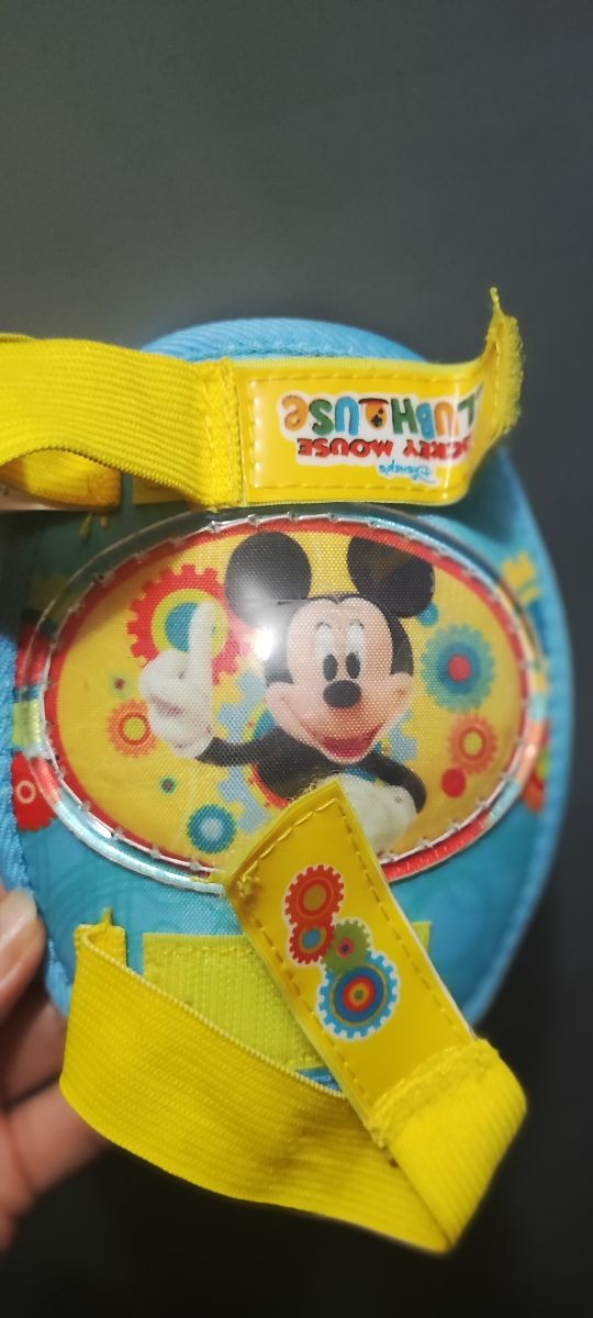 Casco y protecciones bicicleta Mickey Niñ@s