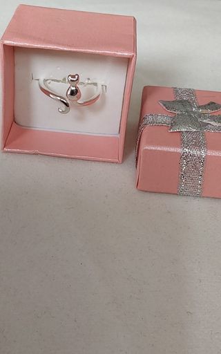 Anillo de plata 925 gato