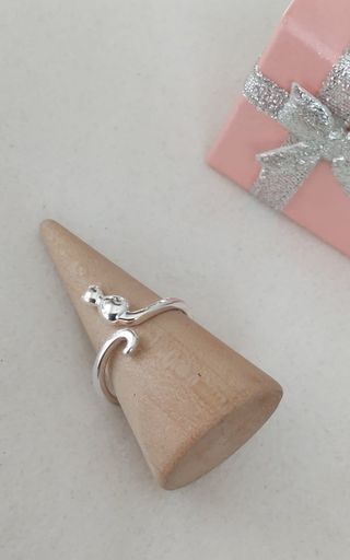 Anillo de plata 925 gato