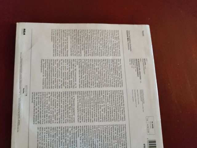 LP RAVEL BOLERO ALBORADA DEL GRACIOSO RAPSODIE ESP