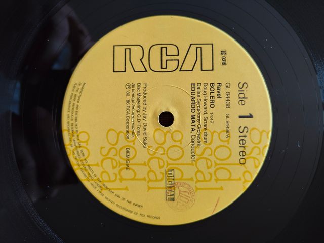 LP RAVEL BOLERO ALBORADA DEL GRACIOSO RAPSODIE ESP