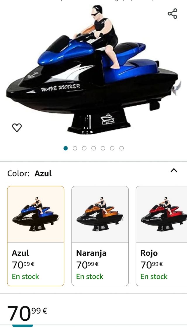 Moto acuática controlremoto NUEVO