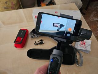 Smooth Q gimbal/estabilizador móviles/action cam