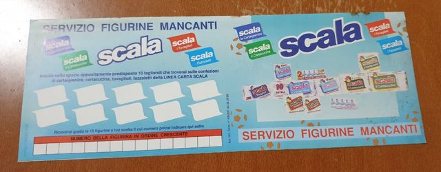 Cedola centrale x album calciatori 90/91