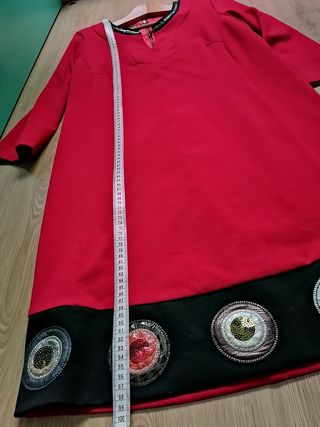 Vestido fiesta calidad talla grande