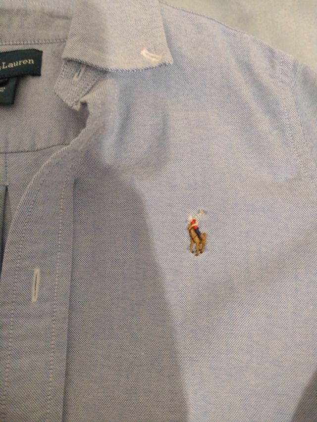 Camisa Polo Ralph Lauren azul