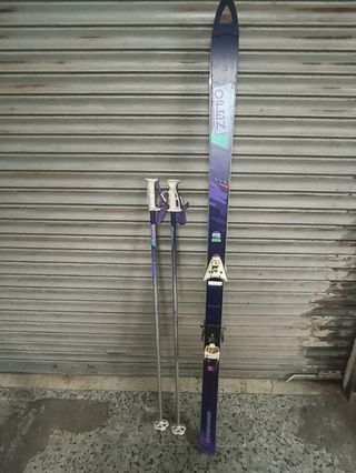 Esquis y bastones Rossignol open