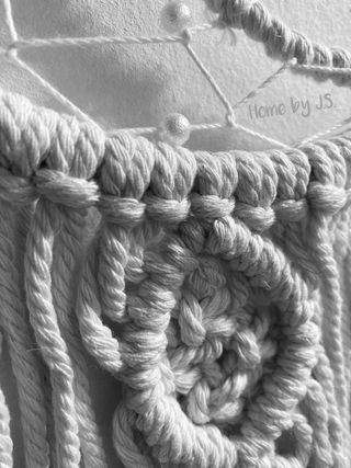 Colgante LUNA macramé, BOHO