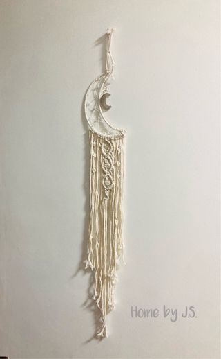 Colgante LUNA macramé, BOHO