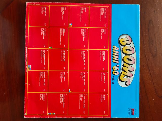 LP  "BOOMS ANNI '60"  ,  20 BRANI