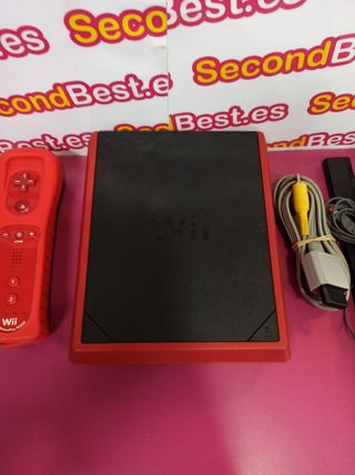 Consola Nintendo Wii Mini Roja con mando