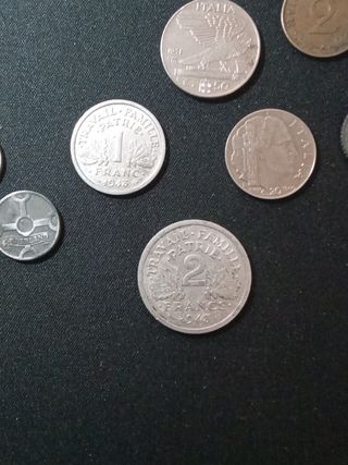 Lote monedas II Guerra Mundial varios pa
