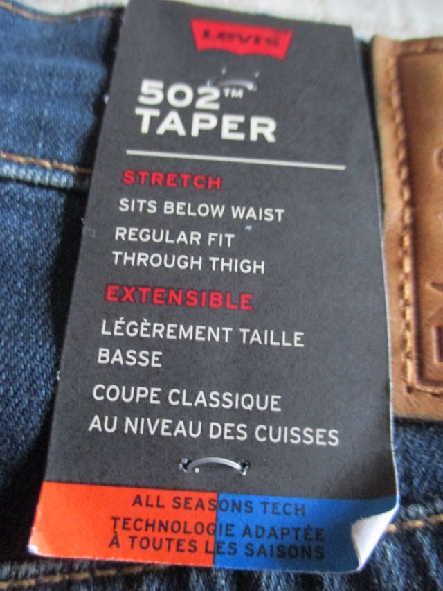 Pantalón vaquero de hombre Levis 502 Taper W29L32