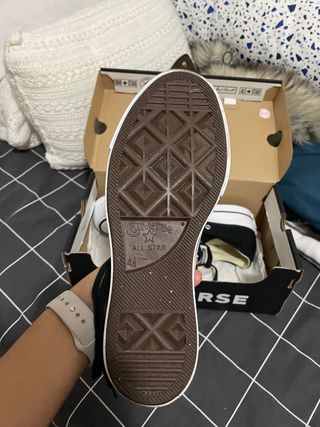 CONVERSE BLACK WHITE WHITE