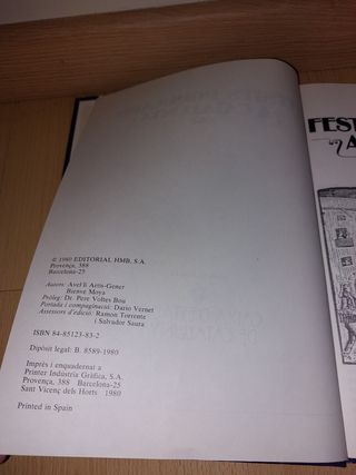 LLIBRE - Festes populars a Catalunya - CATALÀ