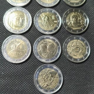 Monedas 2 euros Italia