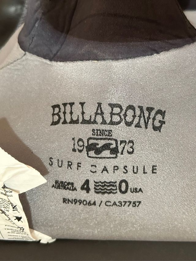 Neopreno Billabong 4/3 talla 4 (women) Chest Full