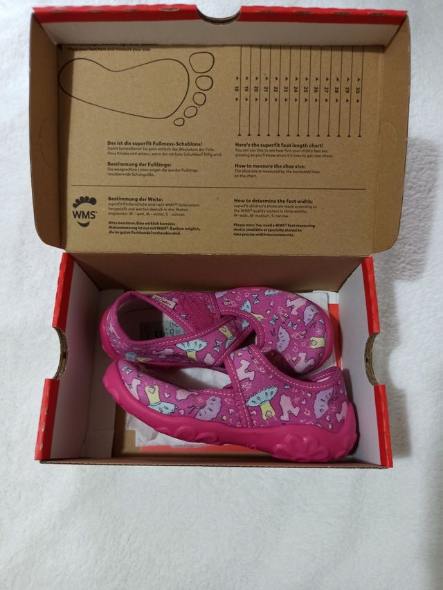 Sneakers Superfit da bambina in tela e velcro taglia 26