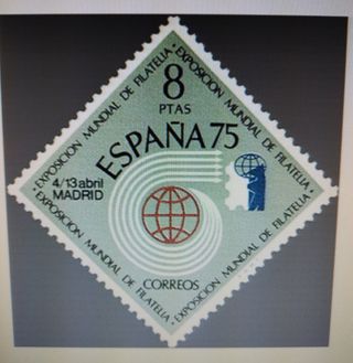 280 SELLOS 1975 Exp.Mundial Filatelia