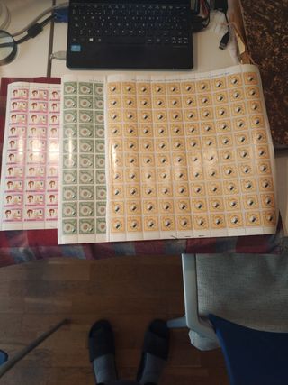 280 SELLOS 1975 Exp.Mundial Filatelia