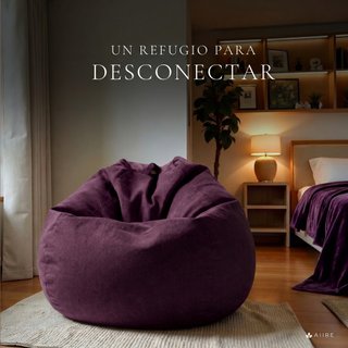 Puff salon redondo moderno - Puf gigante gamer XXL