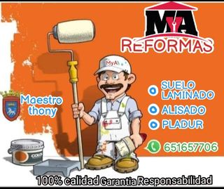  suelo laminado/pladur/alisado y lucido.