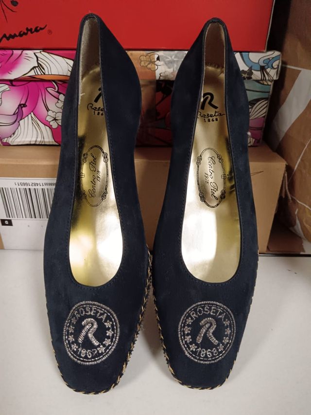 Cuñas piel nuevas 38