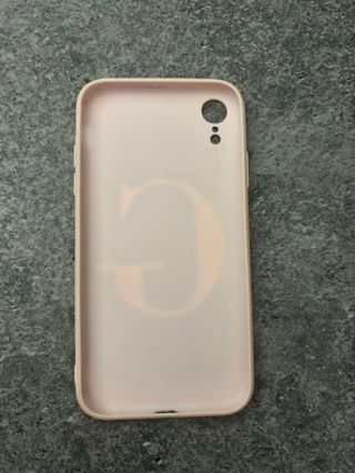 Funda móvil iphone XR con inicial G