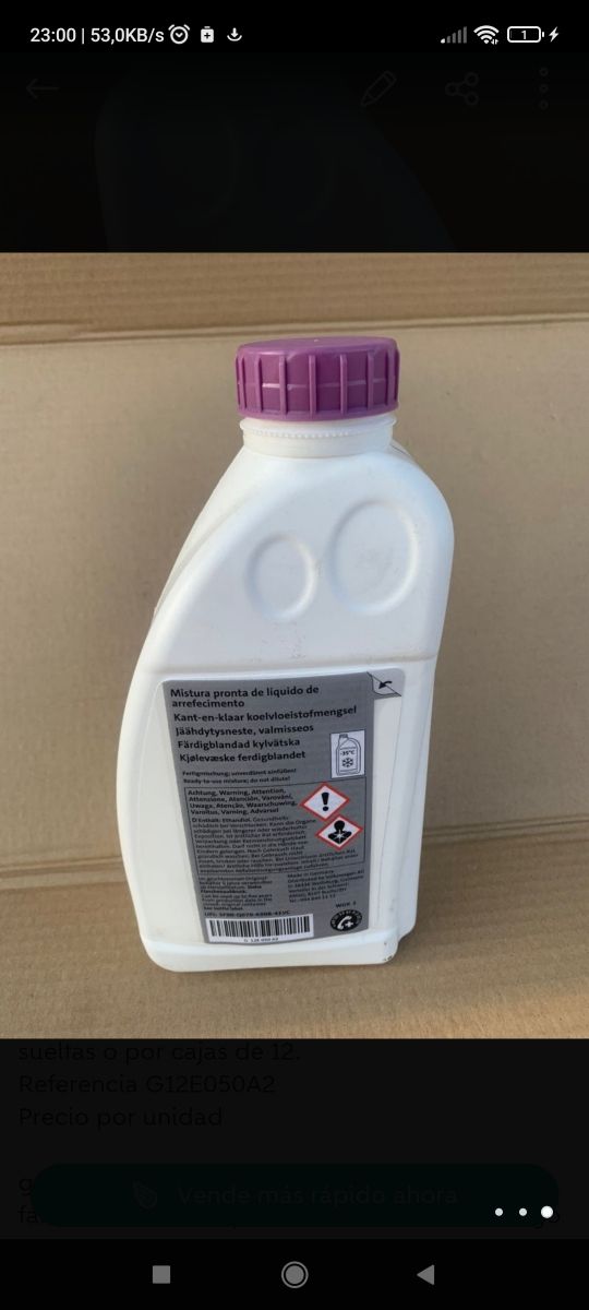 Anticongelante G12 EVO