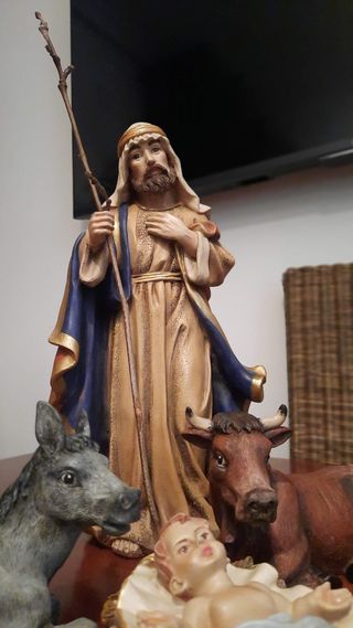 Belen marmolina de 33 cm