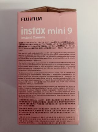 Fujifilm Instax Mini 9, álbum y pack 10 películas