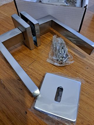 Puxador inox de portas interiores