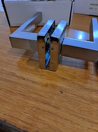 Puxador inox de portas interiores